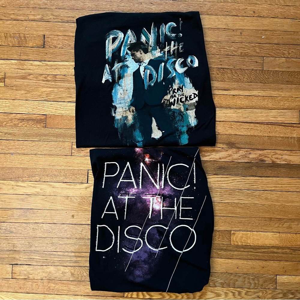 Panic at the Disco 2 T Shirts Lot Men’s XL